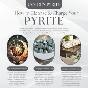 Pyrite Stone Original Cluster Stone - Natural Energised Golden Pyrite Stone for Healing, Willpower, Money Manifestation, Vastu, and Business - Certified Original Pyrite (30-200 Grams)