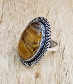 Divinity Healing Certified Tiger Eye Crystal Ring for Abundance, Prosperity, Self Love, Wealth Will Power and Protection Crystal Gemstone Rings Abundance Stones 32 Divinity Healing Certified Tiger Eye Crystal Ring for Abundance, Prosperity, Self Love, Wealth Will Power and Protection Crystal Gemstone Rings Abundance Stones 32