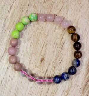 Zodiac Crystal Cancer Sun Sign Certified Bracelet Original Natural 8 mm Stone Beads (Unisex) with Palo Santo Stick