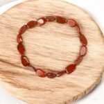 Divinity Healing Natural Red Jasper Bracelet AAA Grade Certified Pebble Oval Shape Unisex Real Crystal Bracelet for Grounding, Strength, & Vitality Chakra Healing Bracelets Abundance Stones 17 Divinity Healing Natural Red Jasper Bracelet AAA Grade Certified Pebble Oval Shape Unisex Real Crystal Bracelet for Grounding, Strength, & Vitality Chakra Healing Bracelets Abundance Stones 17