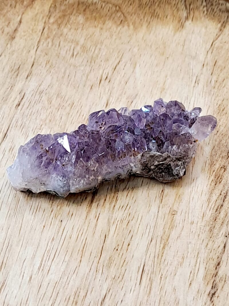 Divinity Healing AAA Grade Raw Chakra Stones Natural Healing Crystals for Fengshui, Vastu, Reiki, Chakra Meditation and Abundance with Beautiful Pine Wood Box and Palo Santo Smudge Stick (Amethyst) Natural Healing Crystals Abundance Stones 19