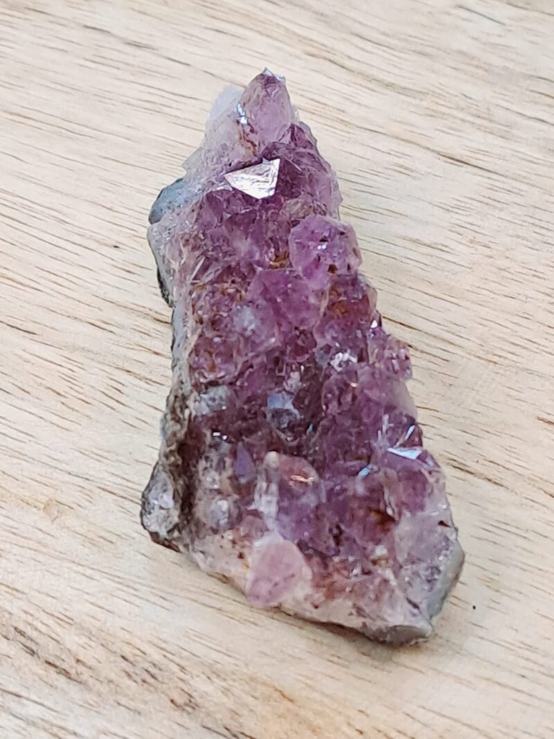 Divinity Healing AAA Grade Raw Chakra Stones Natural Healing Crystals for Fengshui, Vastu, Reiki, Chakra Meditation and Abundance with Beautiful Pine Wood Box and Palo Santo Smudge Stick (Amethyst) Natural Healing Crystals Abundance Stones 20