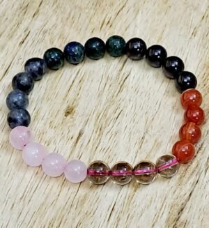 Zodiac Crystal Capricorn Sun Sign Certified Bracelet Original Natural 8 mm Stone Beads (Unisex) with Palo Santo Stick