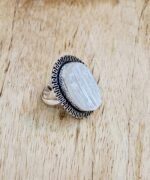 Divinity Healing Certified Selenite Pure Crystal Ring for Abundance, Prosperity, Self Love, Wealth and Protection (Selenite Ring) Crystal Gemstone Rings Abundance Stones 21 Divinity Healing Certified Selenite Pure Crystal Ring for Abundance, Prosperity, Self Love, Wealth and Protection (Selenite Ring) Crystal Gemstone Rings Abundance Stones 21
