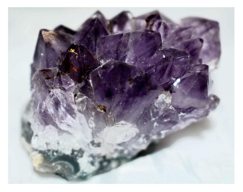 Divinity Healing 7 Chakra Healing Crystal Stone And Cluster Kit With Selenite Disc And Raw Natural Pyrite And Amethyst Cluster Aaa Grade-Raise Your Vibrations Amethyst Clusters Abundance Stones 27