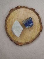 Divinity Healing Amazonite + Lapis Lazuli AAA Grade Raw Natural Crystal Combo with Wooden Natural Bark Coaster for Healing, Meditation and Manifestation Natural Healing Crystals Abundance Stones 12 Divinity Healing Amazonite + Lapis Lazuli AAA Grade Raw Natural Crystal Combo with Wooden Natural Bark Coaster for Healing, Meditation and Manifestation Natural Healing Crystals Abundance Stones 12